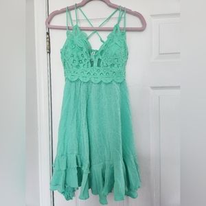 Turquoise Summer Dress Large - Never Worn